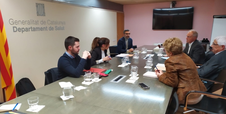 Imatge de la reunió/ Esquerra Sabadell